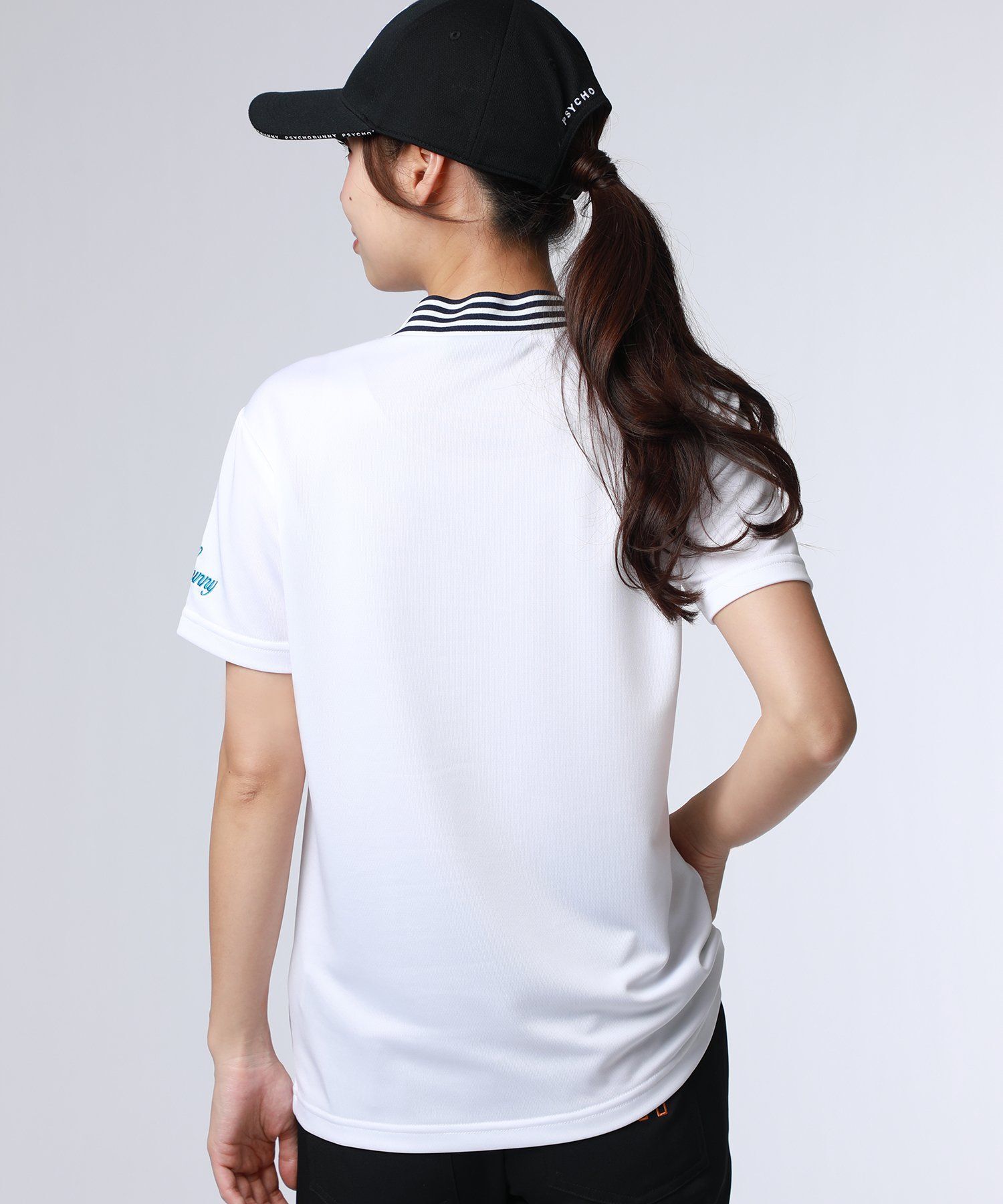 GOLF][WOMEN]ベーシックバニー モックネックTシャツ｜Psycho Bunny