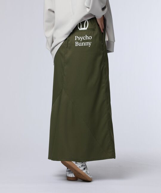 [WOMEN]ポケットバニー ストレッチフレアスカート