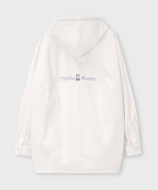 [WOMEN]BUNNY デニムフードシャツ