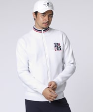 [GOLF]ゴルフクラブ フルジップニットカーディガン