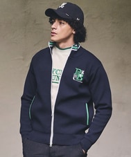 [GOLF]ゴルフクラブ フルジップニットカーディガン