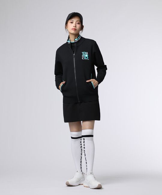 [GOLF][WOMEN]ゴルフクラブ フルジップニットカーディガン