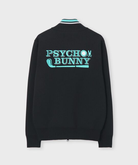 [GOLF][WOMEN]ゴルフクラブ フルジップニットカーディガン