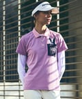 [GOLF][WOMEN]ドライミックス鹿の子 ポケットバニーポロシャツ