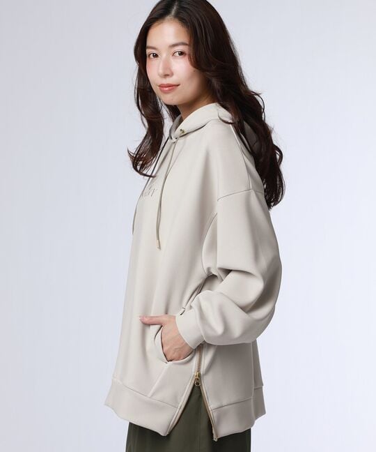 [WOMEN]ダブルエアー サイドジップパーカ