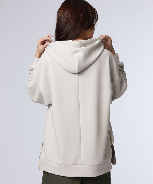 [WOMEN]ダブルエアー サイドジップパーカ