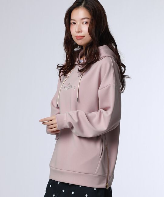 [WOMEN]ダブルエアー サイドジップパーカ