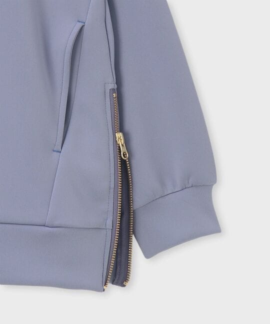 [WOMEN]ダブルエアー サイドジップパーカ