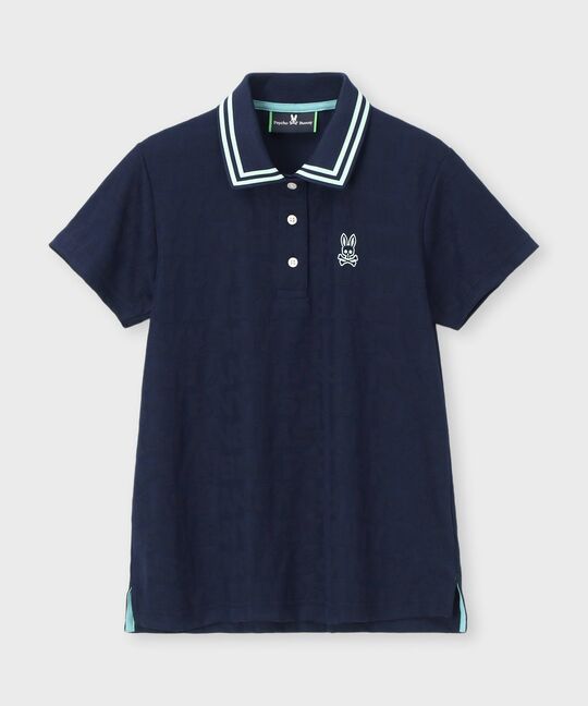 [GOLF][WOMEN]オリジナルジャガード BUNNYポロシャツ