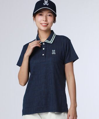 [GOLF][WOMEN]オリジナルジャガード　 BUNNYポロシャツ