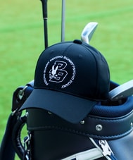 [GOLF]サークルロゴ刺繍 メッシュ素材キャップ