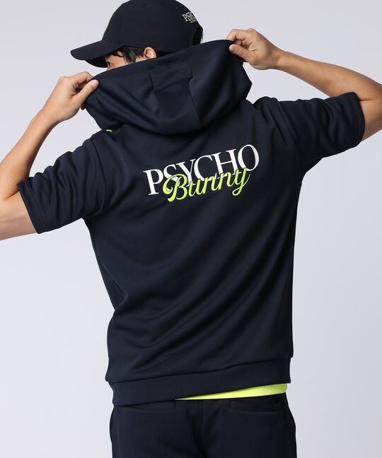 [GOLF]コントラストシグネチャーロゴ 半袖パーカ