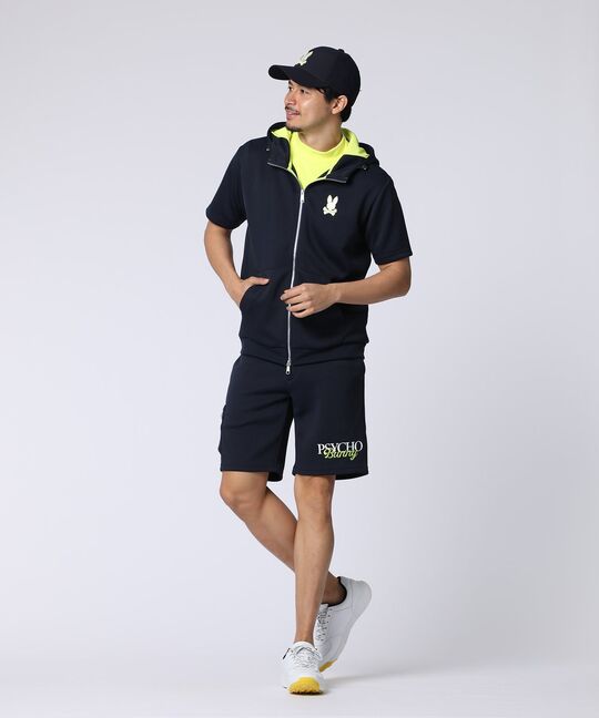 [GOLF]コントラストシグネチャーロゴ 半袖パーカ