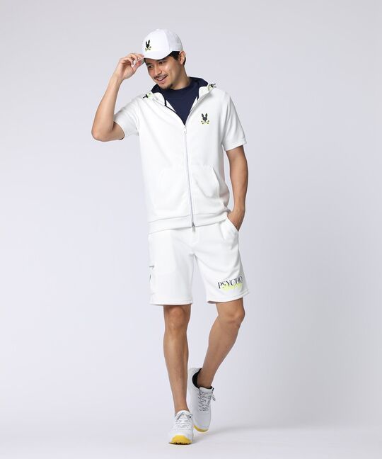 [GOLF]コントラストシグネチャーロゴ 半袖パーカ