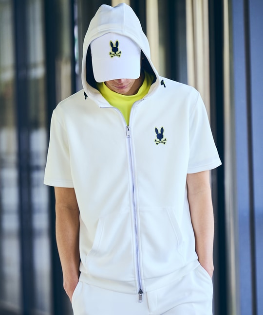 [GOLF]コントラストシグネチャーロゴ 半袖パーカ