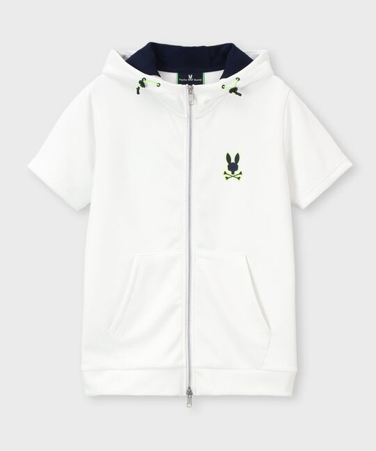 [GOLF][WOMEN]コントラストシグネチャーロゴ 半袖パーカ