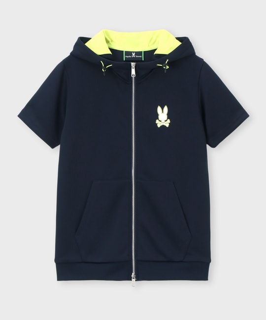 [GOLF][WOMEN]コントラストシグネチャーロゴ 半袖パーカ