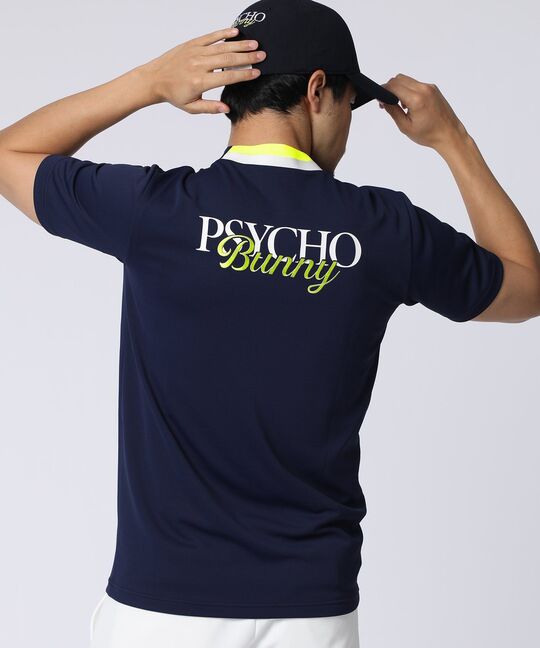 [GOLF]コントラストシグネチャーロゴ モックネックＴシャツ