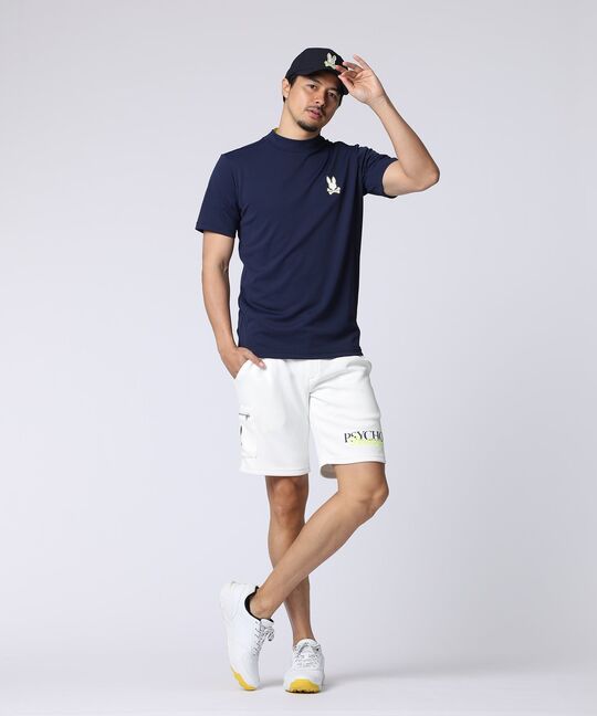 [GOLF]コントラストシグネチャーロゴ モックネックＴシャツ