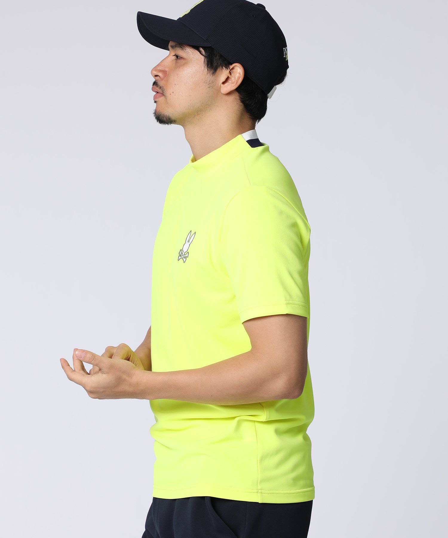 GOLF]コントラストシグネチャーロゴ モックネックTシャツ｜Psycho
