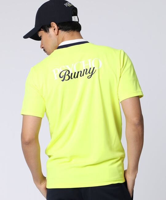 [GOLF]コントラストシグネチャーロゴ モックネックＴシャツ