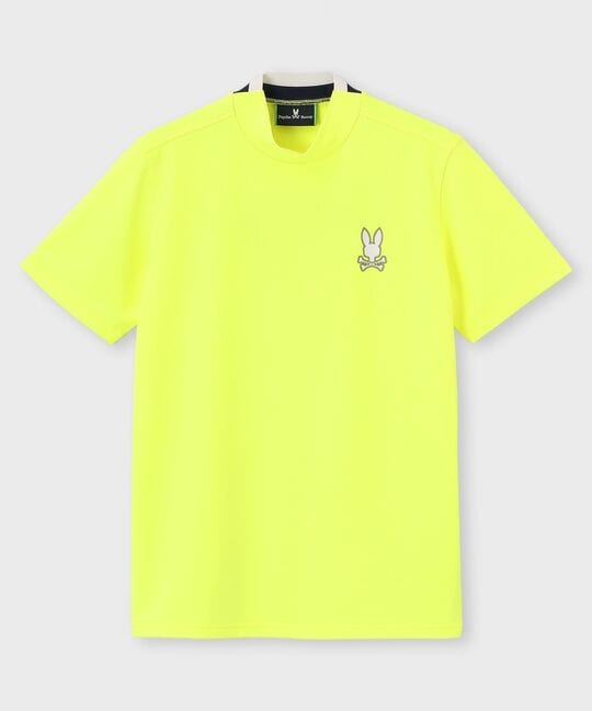 [GOLF]コントラストシグネチャーロゴ モックネックＴシャツ
