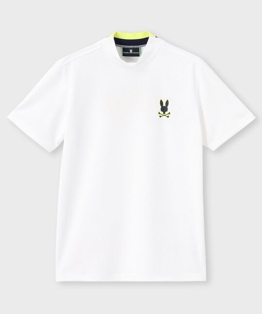 [GOLF]コントラストシグネチャーロゴ モックネックＴシャツ