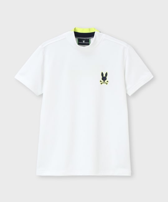 [GOLF][WOMEN]コントラストシグネチャーロゴ モックネックＴシャツ