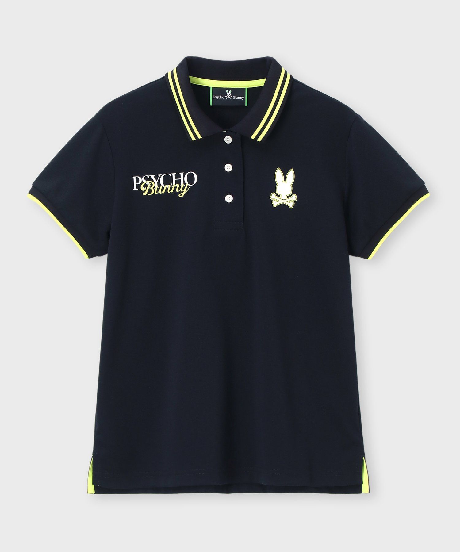 GOLF][WOMEN]ドライミックス鹿の子 カラーアクセントポロシャツ