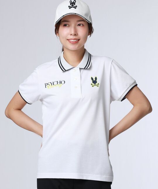 [GOLF][WOMEN]ドライミックス鹿の子 カラーアクセントポロシャツ