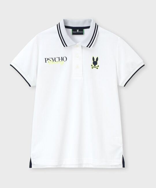 [GOLF][WOMEN]ドライミックス鹿の子 カラーアクセントポロシャツ