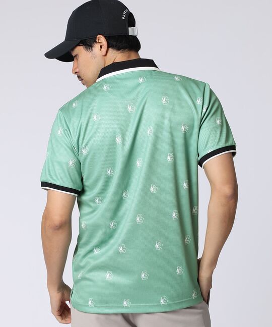 [GOLF]カレッジモノグラムプリント ポロシャツ