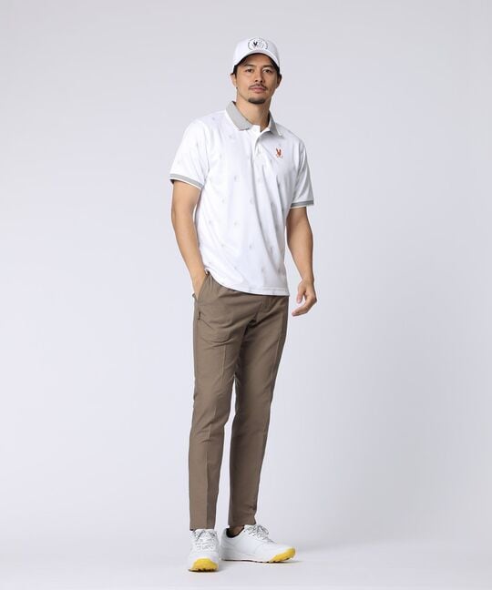 [GOLF]カレッジモノグラムプリント ポロシャツ