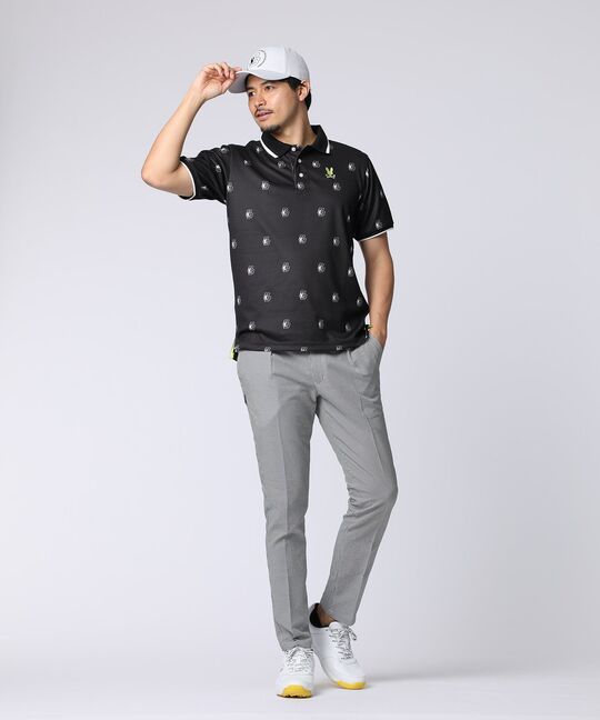 [GOLF]カレッジモノグラムプリント ポロシャツ