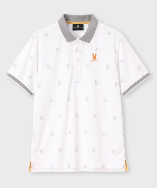 [GOLF]カレッジモノグラムプリント ポロシャツ