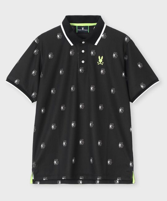 [GOLF]カレッジモノグラムプリント ポロシャツ