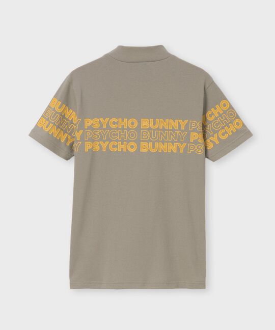 [GOLF][WOMEN]ロゴパネルプリント ハニカム半袖モックネックシャツ