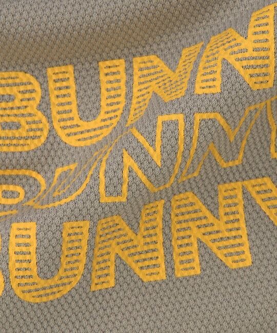 [GOLF][WOMEN]ロゴパネルプリント ハニカム半袖モックネックシャツ