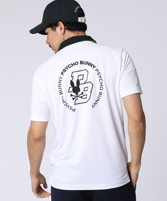 [GOLF]ライトカノコ サークルロゴ刺繍ポロシャツ