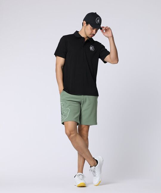 [GOLF]ライトカノコ サークルロゴ刺繍ポロシャツ