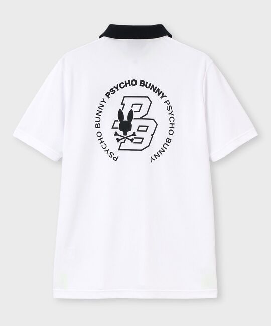 [GOLF]ライトカノコ サークルロゴ刺繍ポロシャツ