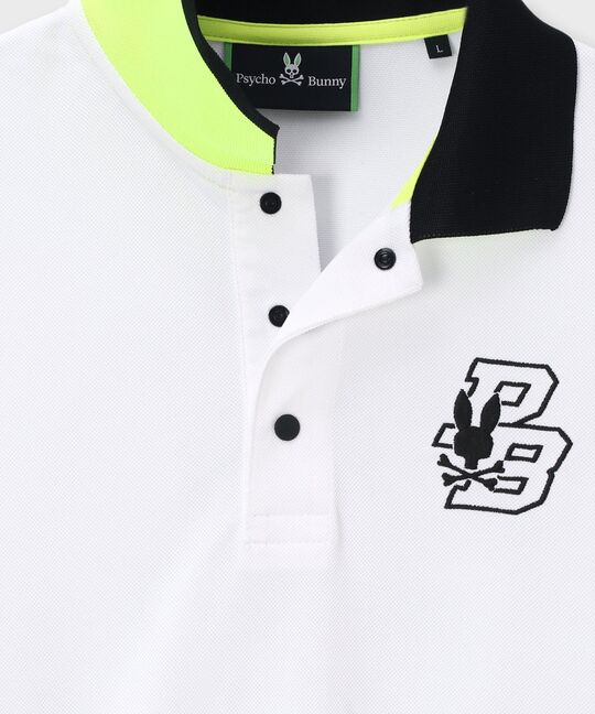 [GOLF]ライトカノコ サークルロゴ刺繍ポロシャツ