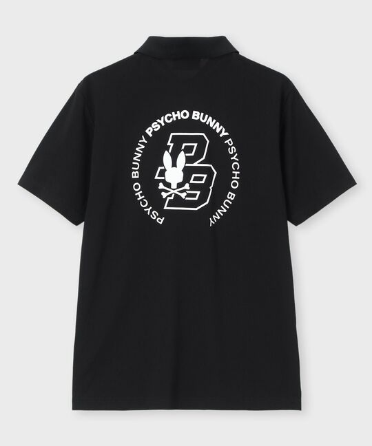 [GOLF]ライトカノコ サークルロゴ刺繍ポロシャツ