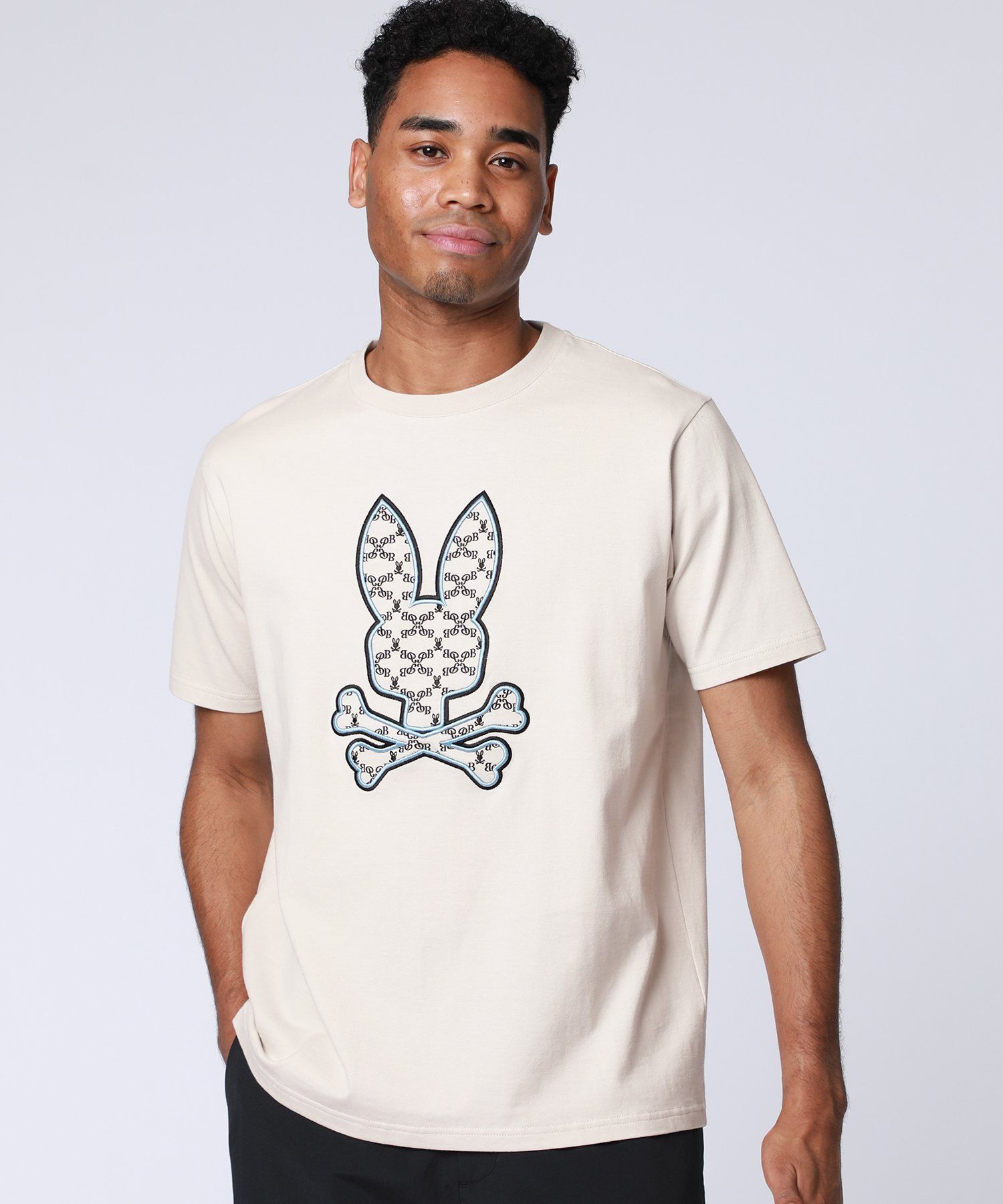 3D刺繍グラフィックTシャツ｜Psycho Bunny｜サイコバニー 公式ブランド
