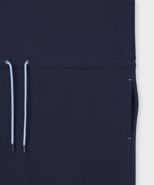 [WOMEN]キーネック ブラウジングワンピース