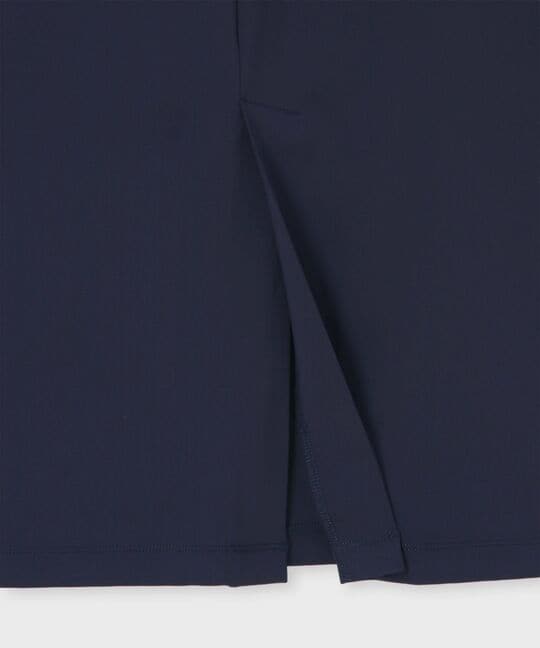 [WOMEN]キーネック ブラウジングワンピース