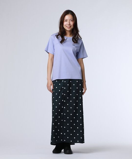 [WOMEN]グラデバニー シルケットスムースＴシャツ