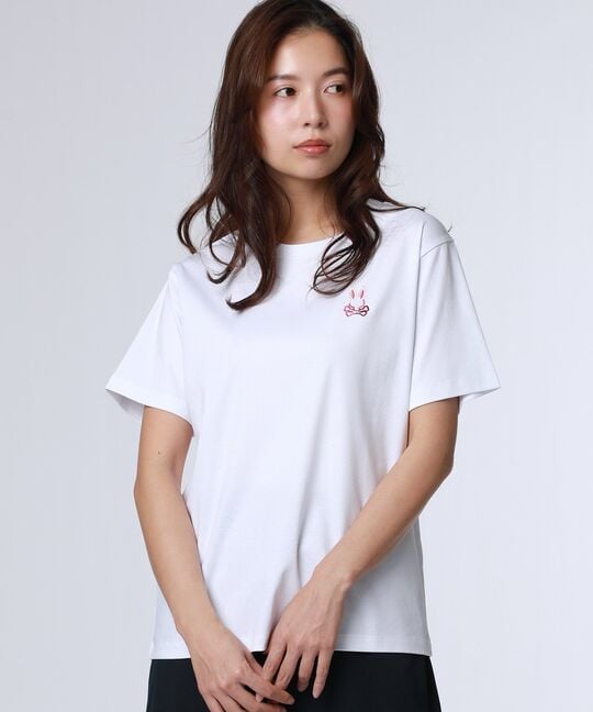 [WOMEN]グラデバニー シルケットスムースＴシャツ