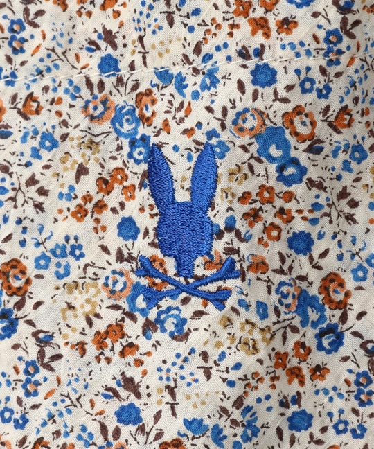 [LIBETY]フラワープリントシャツ