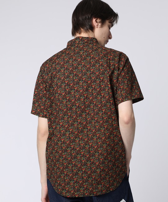 [LIBETY]フラワープリントシャツ